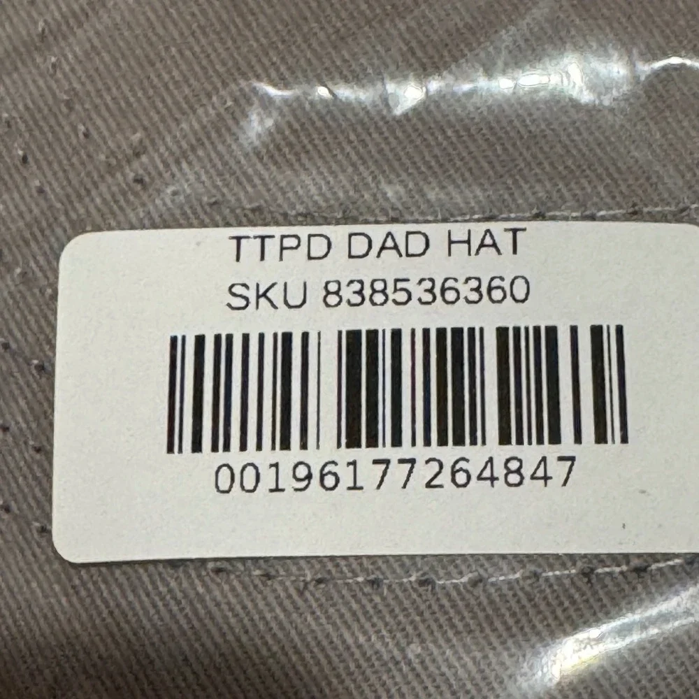 NWT Taylor Swift‎ TTPD Gray Dad Hat Official Merch